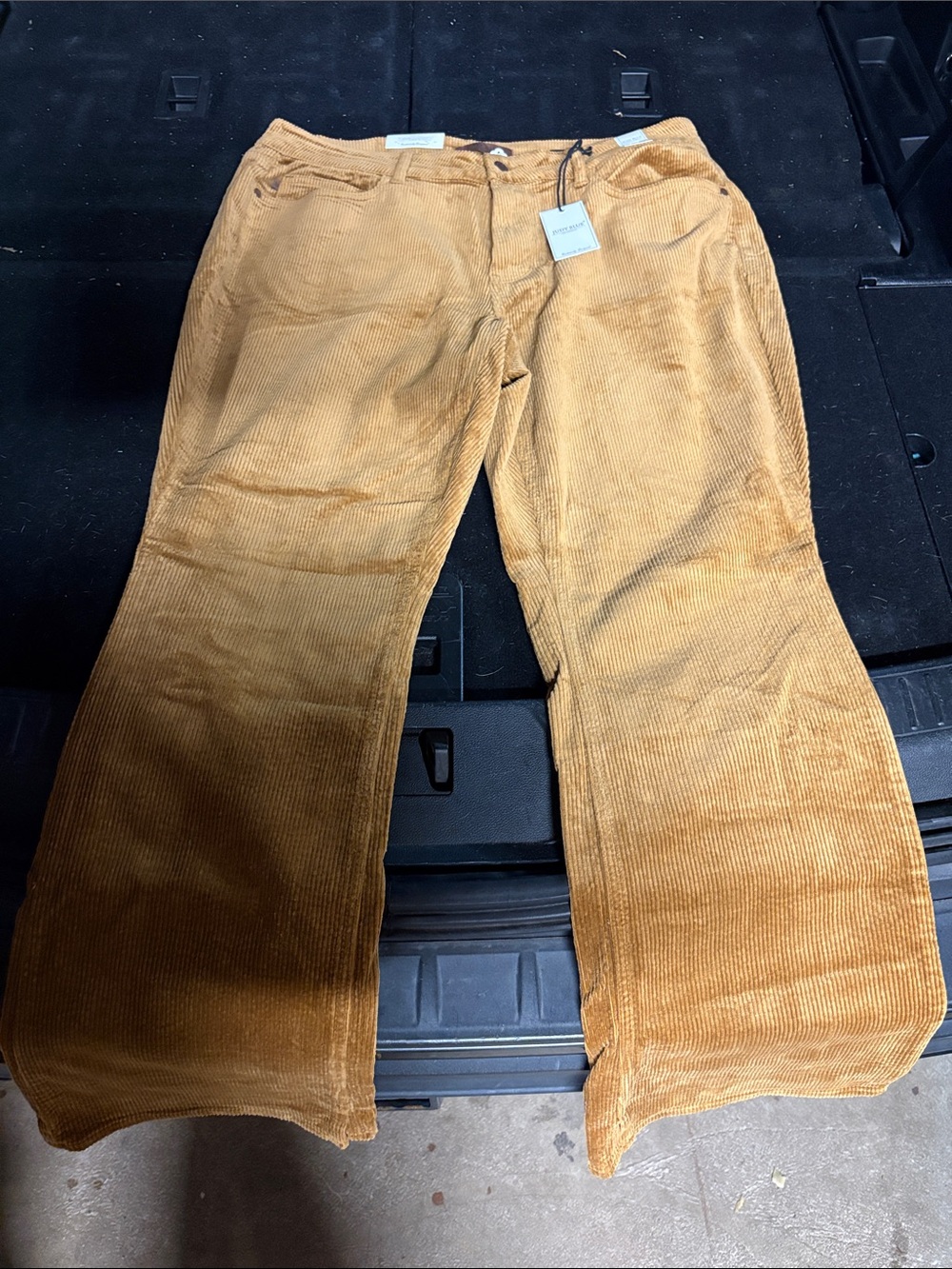 Judy Blue Corduroy Flare Jeans in Camel